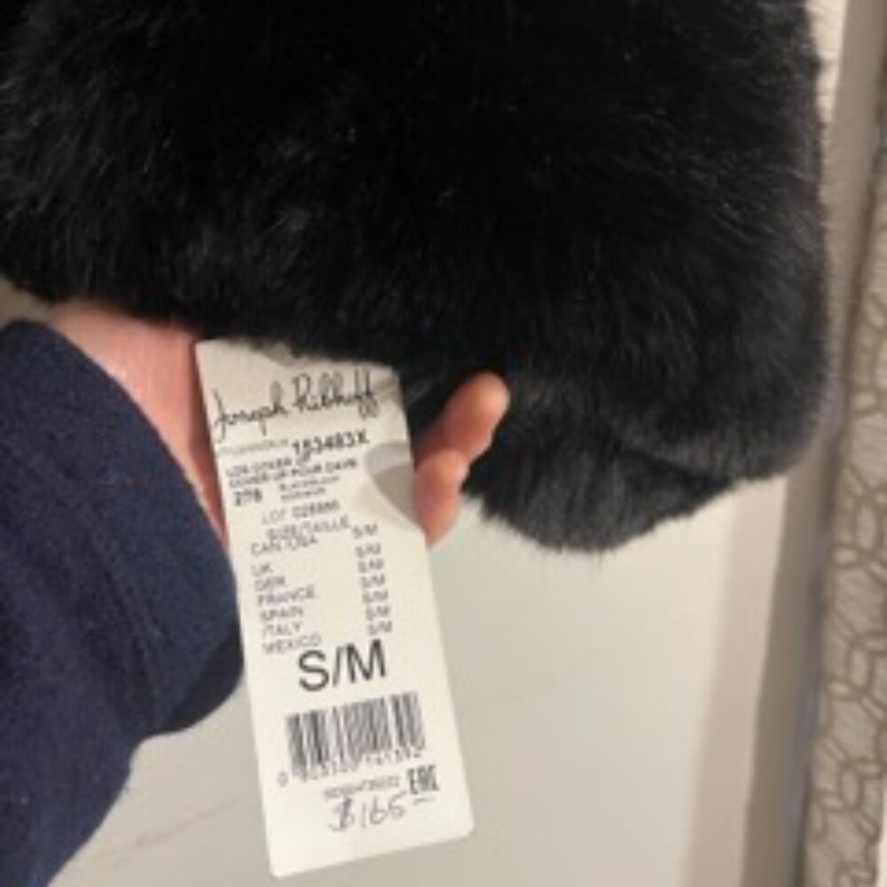 Joseph Ribkoff Fur Cuff Cover Up NWT - Picture 2 of 9